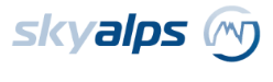 Sky Alps Logo, Logos of Italy Airlines Sky Alps